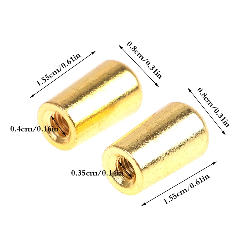 Guitar 3 Way Toggle Switch Tip 3.5/4mm Screw Thread Knobs Tip Cap Button To For Electric Guitars Parts Metal