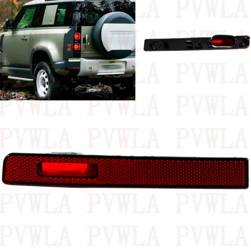 For Land Rover Defender 90 110 2020 2021 2022 2023 Left Side Rear Bumper Reflector Lights Lamp Without Bulbs LR130826