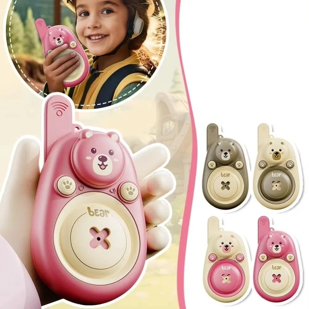 Afstandsbediening Intercom 2 stks Walkie Talkies Radiozender voor kinderen Afstandsbediening Draadloze zender Pagina Cartoon Speelgoed