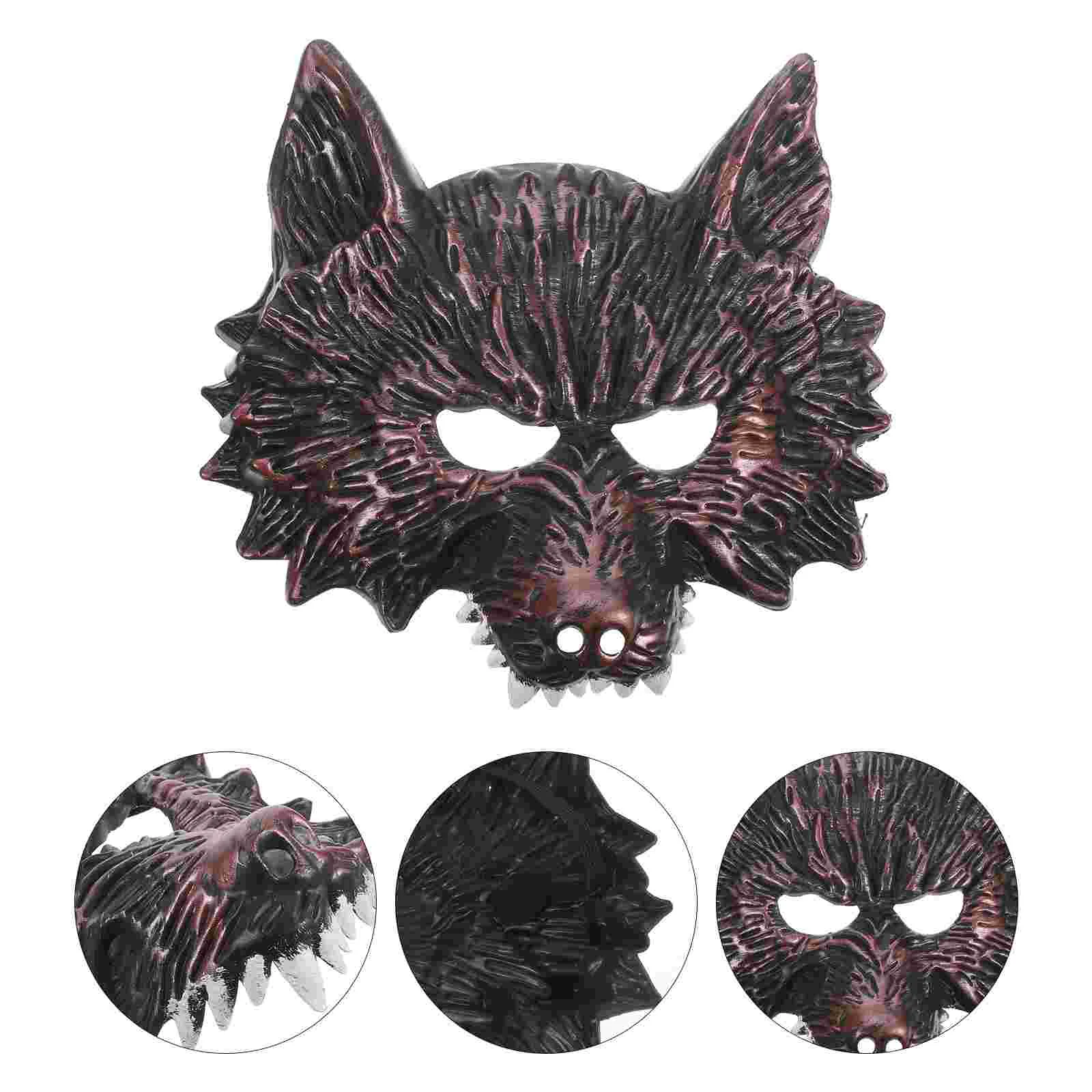 Wolf Masker Cosplay Party Weerwolf Maskers Halloween 3d Kostuum Rekwisieten Kostuums Outfit Prom Volwassen