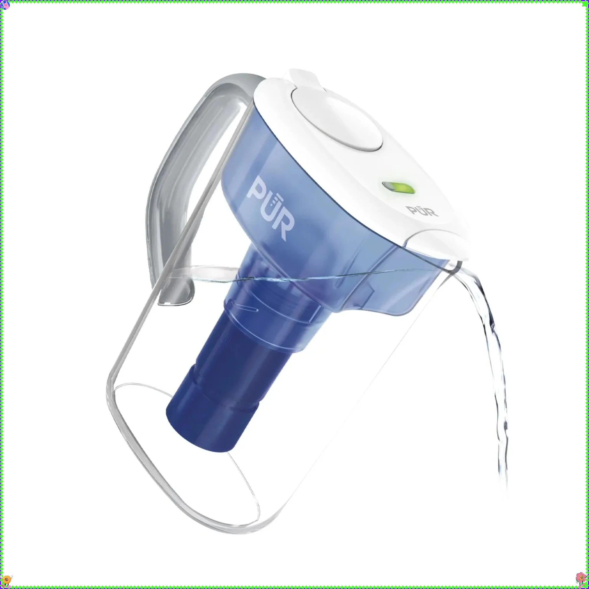 

7-чашковый кувшин для воды с свинцовым фильтром, белый, ширина 9,6 x В 10,1 x длина 4,5 дюйма