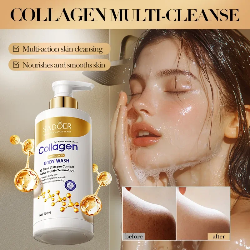 Low Price Body Wash Collagen Amino Acid Cleanse Cleansing Decontamination Wash