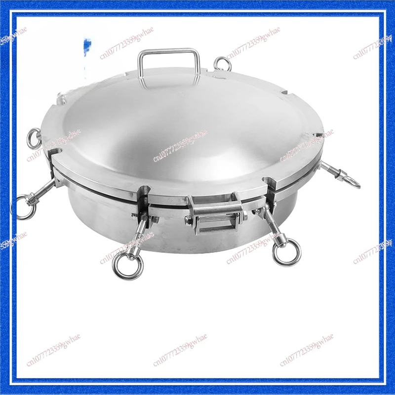 304 Slotted Flange Pressure Manhole, Stainless Steel Quick-opening High Pressure Manhole Cover Reactor Boiler Accessories