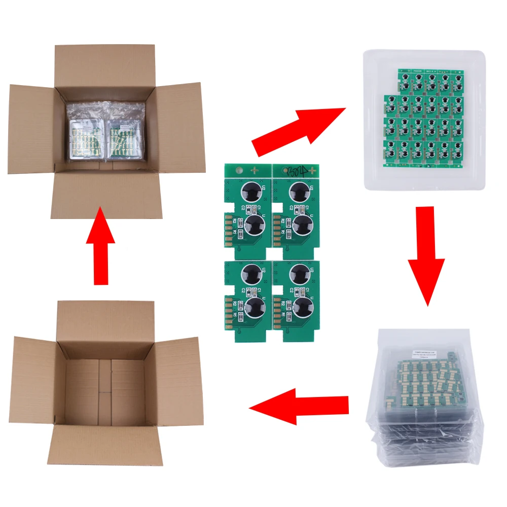 Chip de tóner Compatible con Xerox DocuCentre-IV2270, cartucho de impresora 2275, 3370, 3371, 3373, 3375, 4470, 4475, 5570