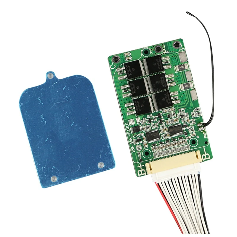 Lithium Battery Balanced BMS 13S 48V 15A 20A 30A 18650 Packs Charging PCB PCM For E-Bike/Power Bank Solar Energy