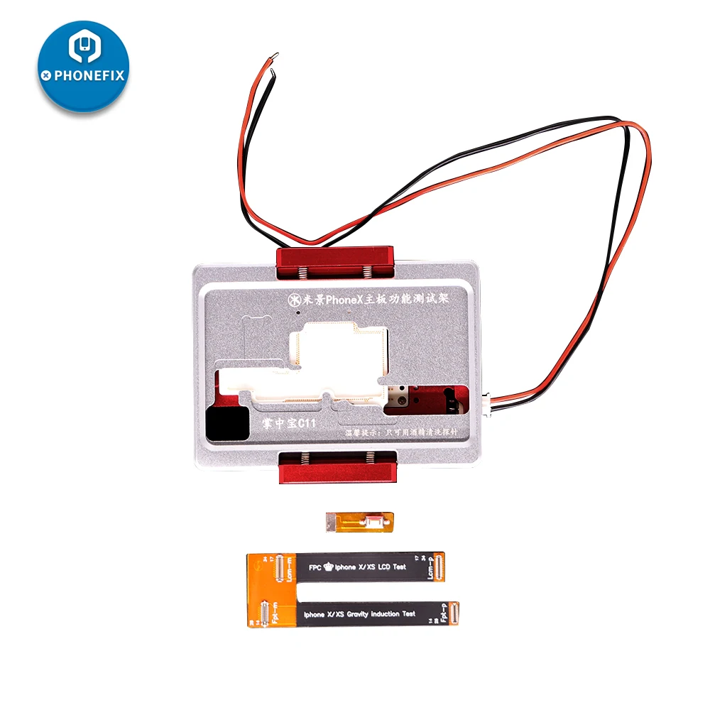 MJ C13 C11 ISocket Jig Double Layers Logic Board Test Fixture for IPhone X XS MAX Motherboard BGA Soldering Disassemble Repair