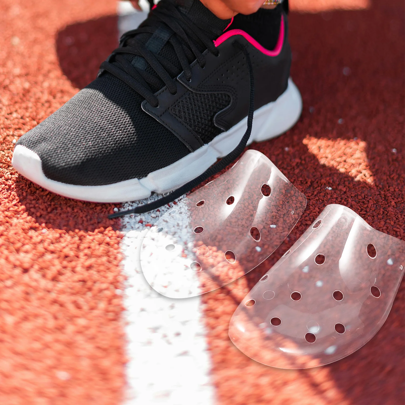 

1 Pair Transparent Pp Shapers Sturdy Shoe Shape Holder For Men Women Sneakers Boots Storage Protection Shoe Trees