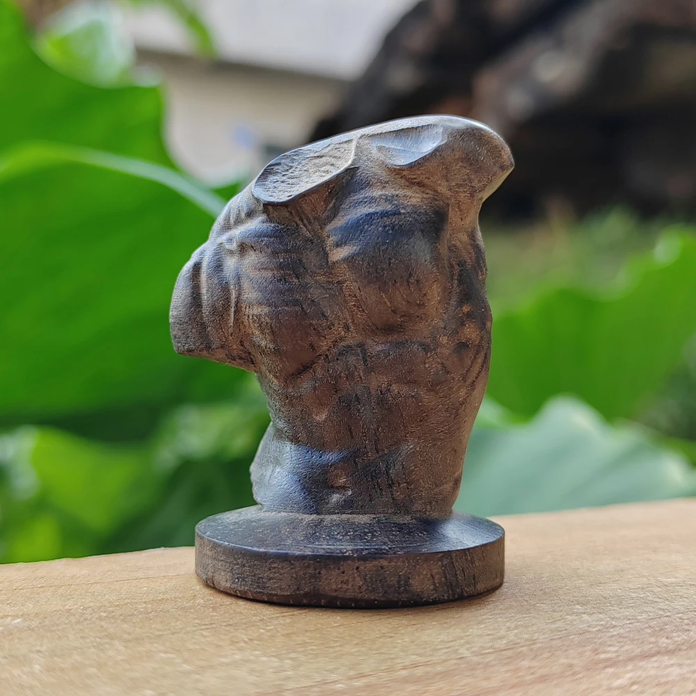Hand-Carved Wooden Centaur Torso Figurine, Classic Theme, Suitable for Creative Desktop Decorations, Halloween Decorations, Living Room, Housewarming Gifts, Birthday Gifts, Home Decor, Back-To-School Season Gifts