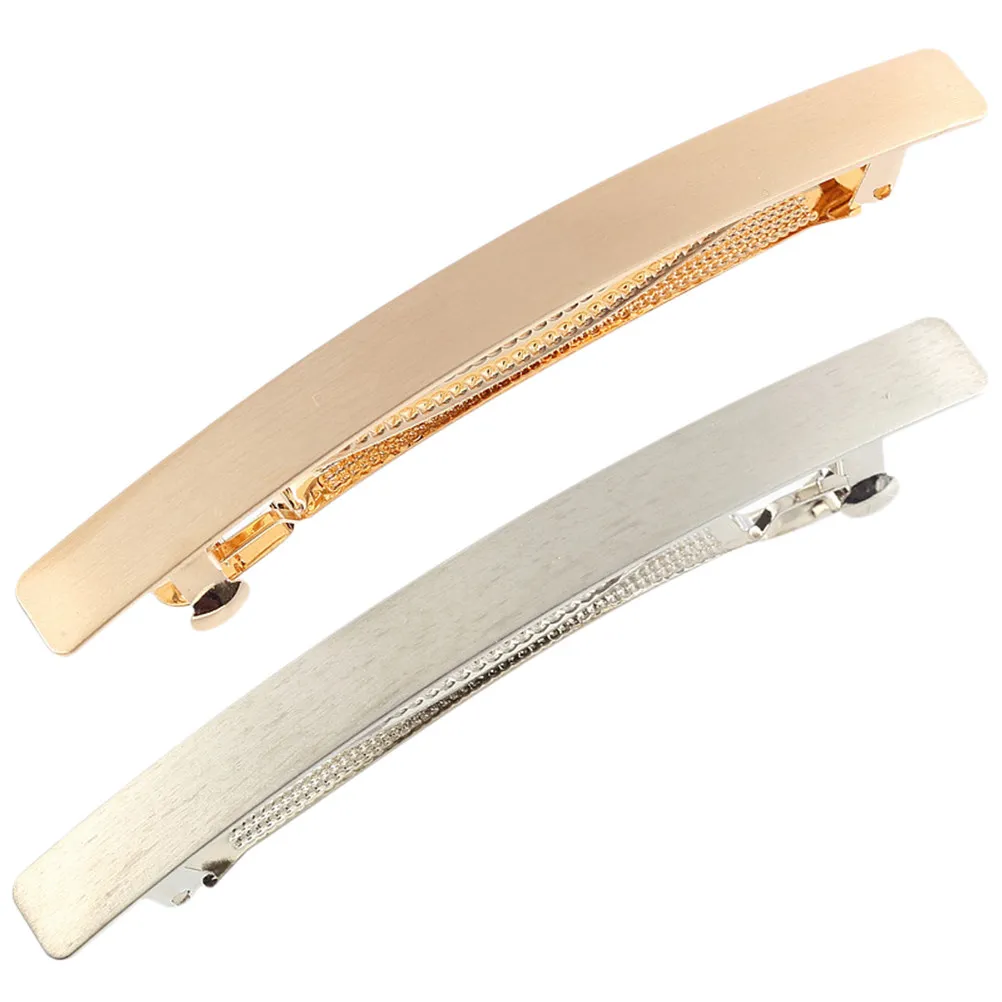 

Набор из 4 женских заколок для волос: модные золотые и серебряные заколки-уточки из сплава, стильные аксессуары для волос для путешествий и в подарок