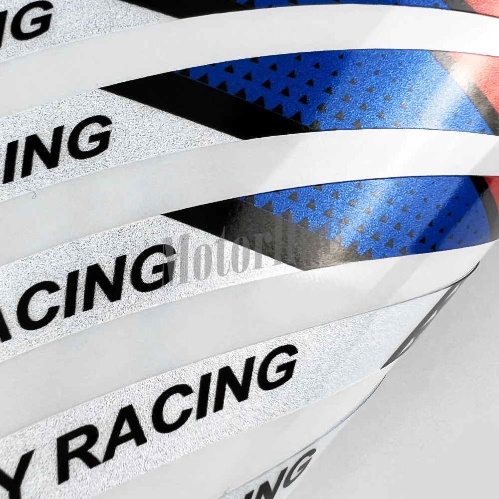 Motorrad Reflektierender Felgenaufkleber 10/12/17/18 Zoll Felgenstreifen Naben-Zubehör Wasserdicht Für Ducati Honda Yamaha Suzuki KTM – Detail 9