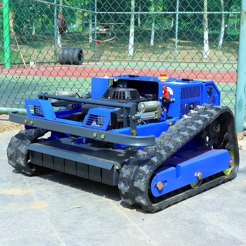 カスタマイズされたリモコン式ガーデンクローラー芝刈り機、斜面および荒地用芝刈り機、小型芝刈り機