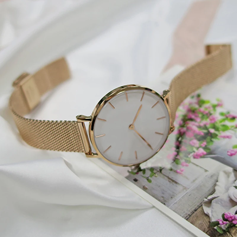 Relógio de quartzo feminino Porsamo Bleu, marca japonesa, popular, movimento, Daniel Wellington