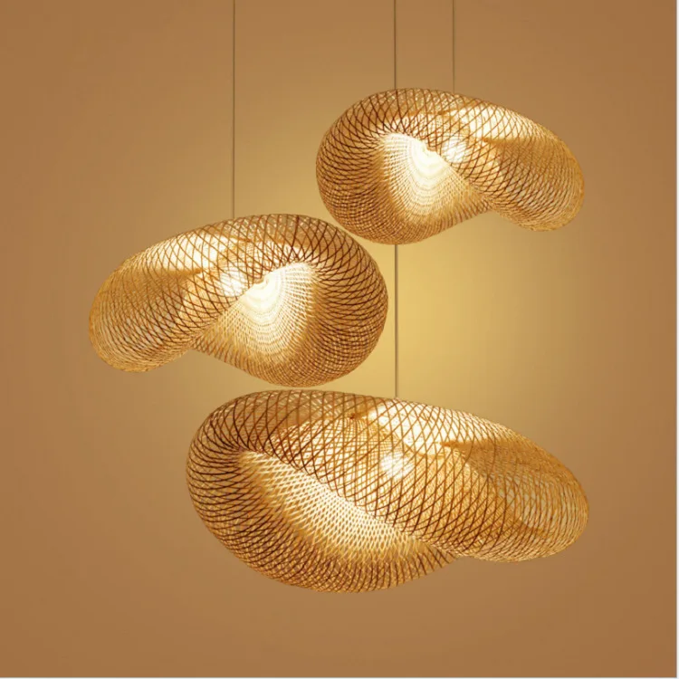 lustre de bambu moderno suspenso lampada do teto sombra artesanal bambu e rattan decoracao do quarto casa e27 zk30 01