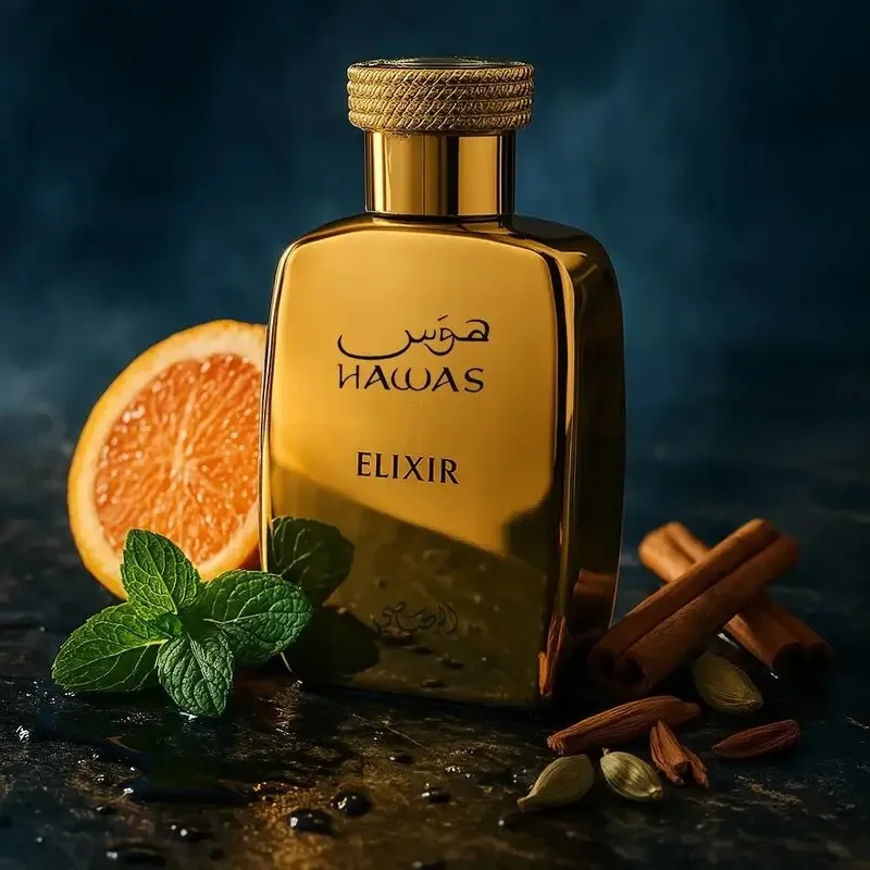 RASASI Hawas Elixir EDP أونصة سائلة 3.4 للرجال (100 مل)