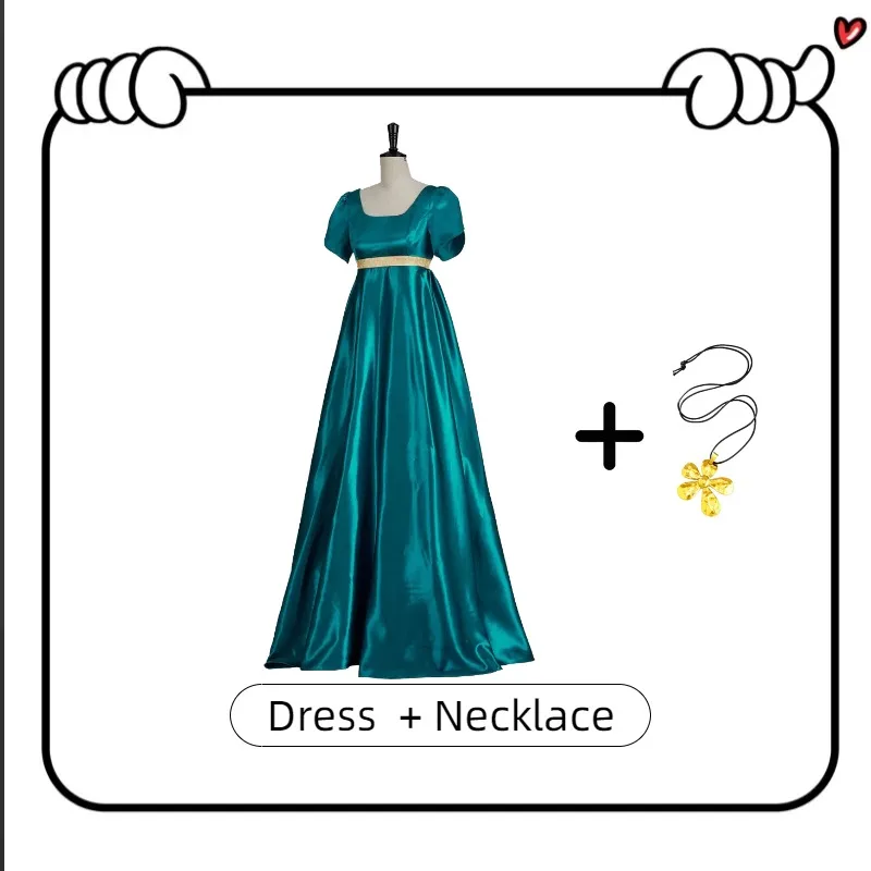 ​ ​ Vestido de gala victoriano de 2025 - Vestido de satén del siglo XIX para Halloween ​