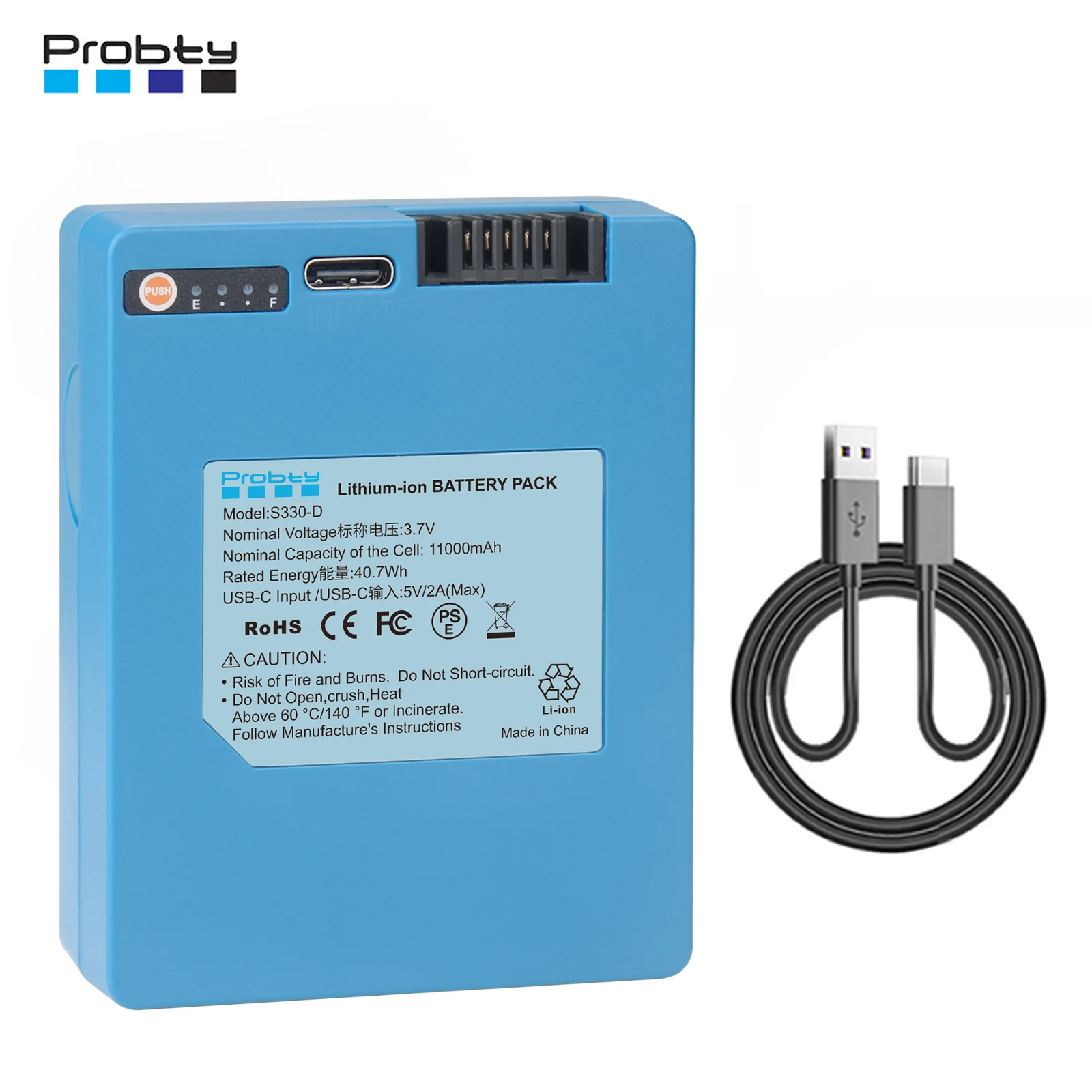 40.7Wh Replacement Battery for E330, EufyCam 3, S230 3-in-1 Video Smart Lock a, S330, S330 EufyCam Smart Lock Touch