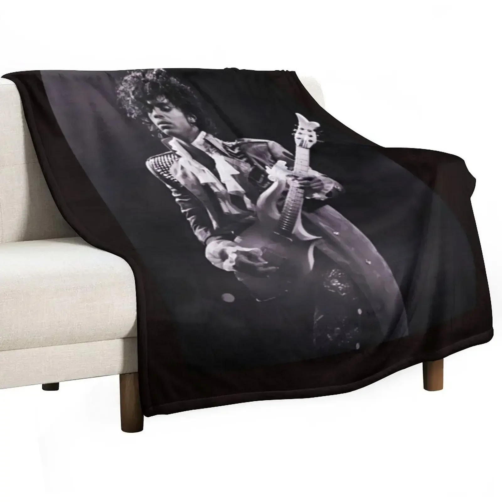 Prince - Purple Rain Throw Blanket Plaid on the sofa Polar Blankets