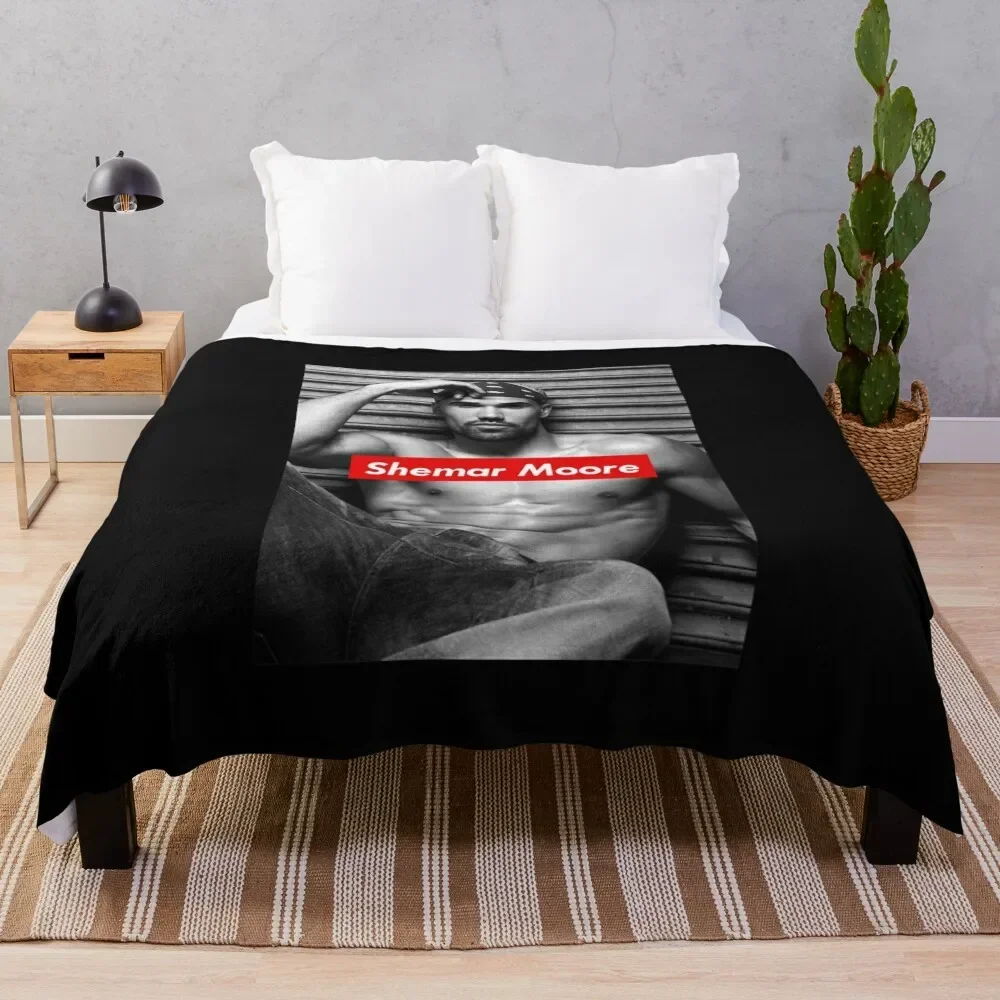 

Music Vintage Shemar Moore Cool Gifts Music Fan Throw Blanket Personalized Gift Comforter Cute Blankets