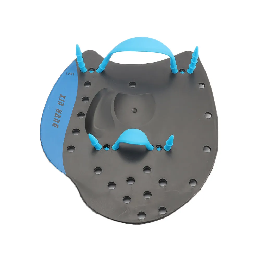 

Пара плавательных лопаток (пара плавок-лопаток) синего цвета, размер M, премиум-класса, из полипропилена и силикона, для тренировок по плаванию, коррекции техники, для взрослых и детей