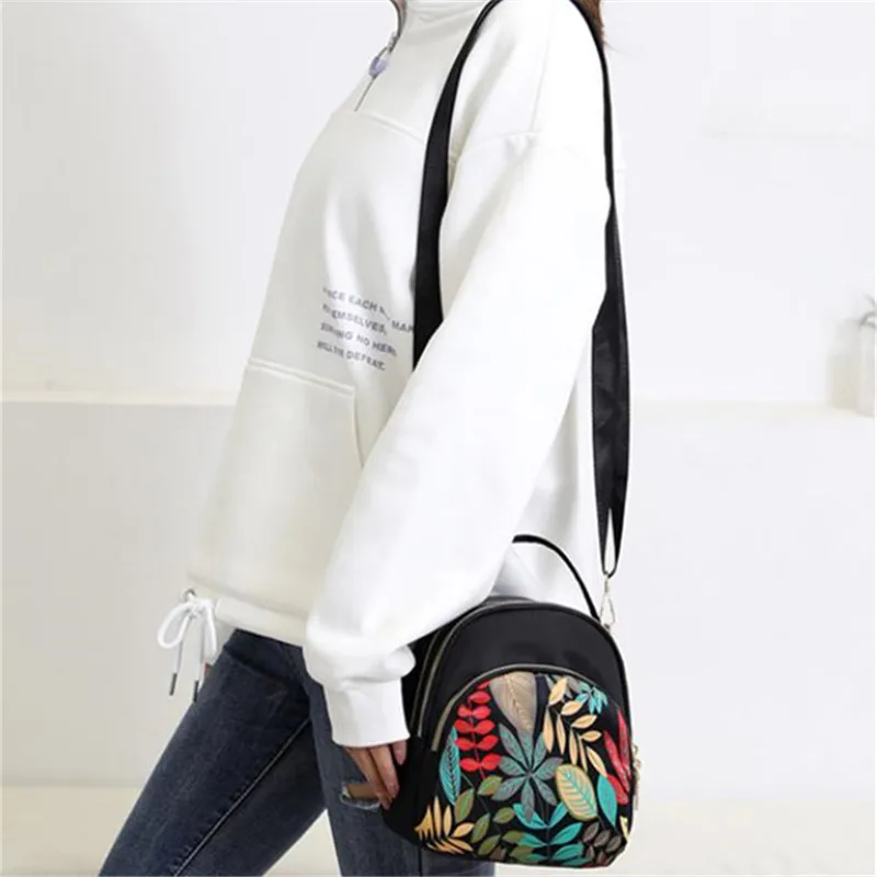 Damen Tasche neue lässige koreanische multifunktion ale Umhängetasche Mini Rucksack Oxford Umhängetasche Damen Einkaufstasche – Detail 8