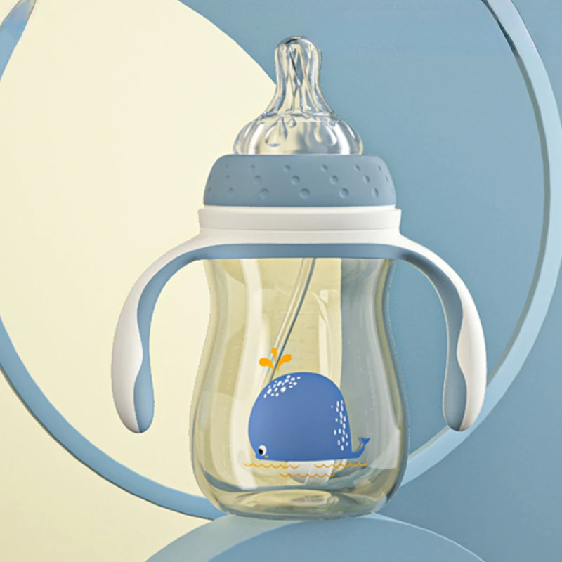 Kids Water Cup Sippy Cups Feeding Bottle Baby Feeding Cups Leakproof Water Bottles Children\'s Learning Drinking Cups