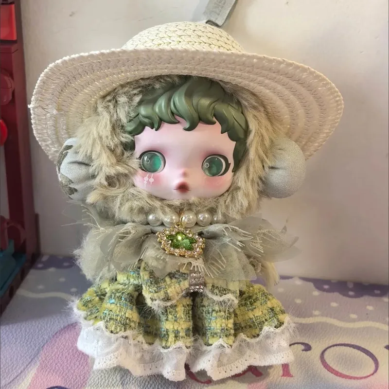 

Only Clothes For 10cm Doll Clothes Vinyl Cute Little Chic Dress Princess Style Skirt Set With Gorgeous Doll Kawai Clothes Gift