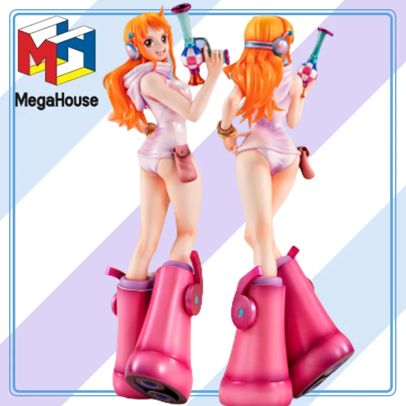 

MegaHouse подлинный цельный портрет Пиратов Нами «Эволюционная история», коллекция серии, модель персонажа из мультфильма, гаражный комплект