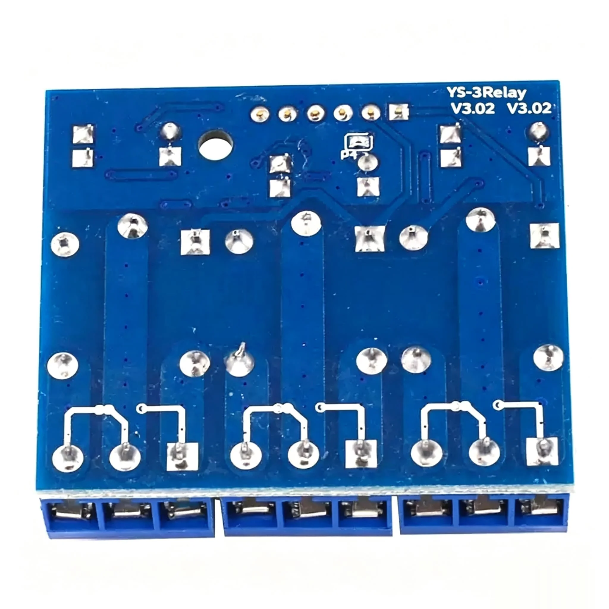(10PCS) 100% New 3.3V 5V 12V 3 Channel Relay Module 5mA With Optocoupler Isolation Compatible Signal In Stock