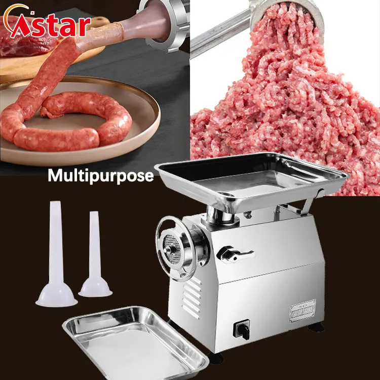 Commercial Meat Grinder 12 Stainless Steel Meat Food Processing Machinery For Meat