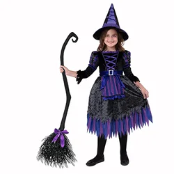 Halloween Witch Broom Decorations Magic Plastic Scary Prop Cosplay Suitable For Festival Parties Or Masquerade Costume Events