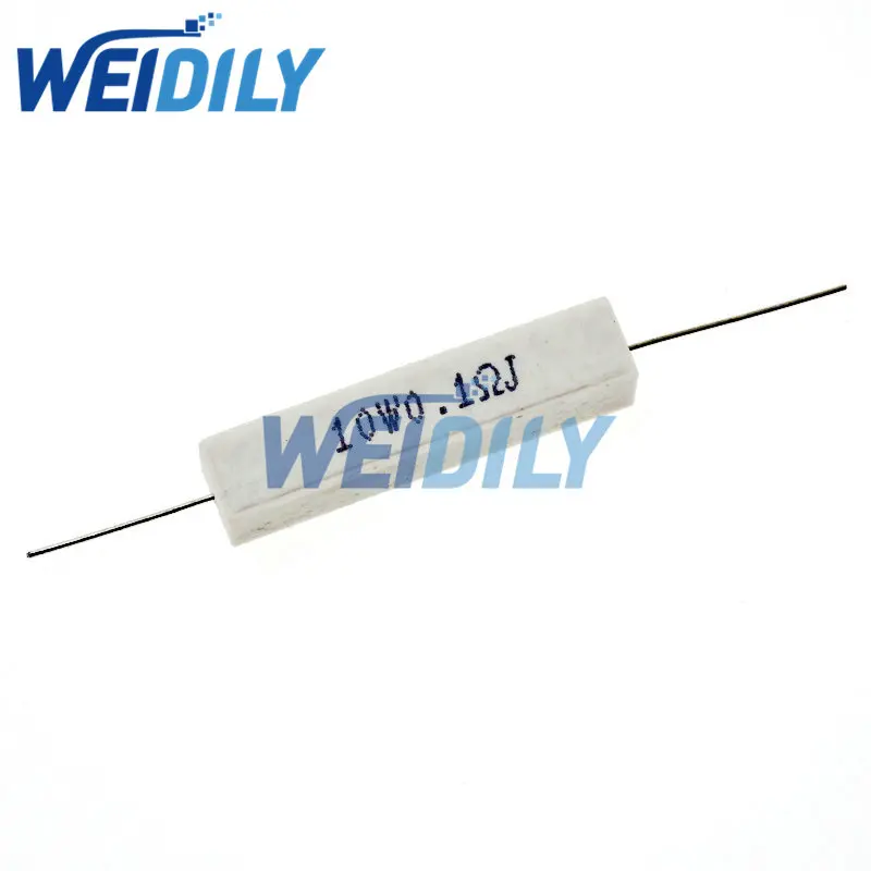 5PCS 10W 5% Cement Resistor Power Resistance 0.1 ~ 10K 0.1R 0.5R 10R 50R 0.22 0.33 0.5 1 2 5 8 10 15 20 25 30 100 1K 2K 3K ohm