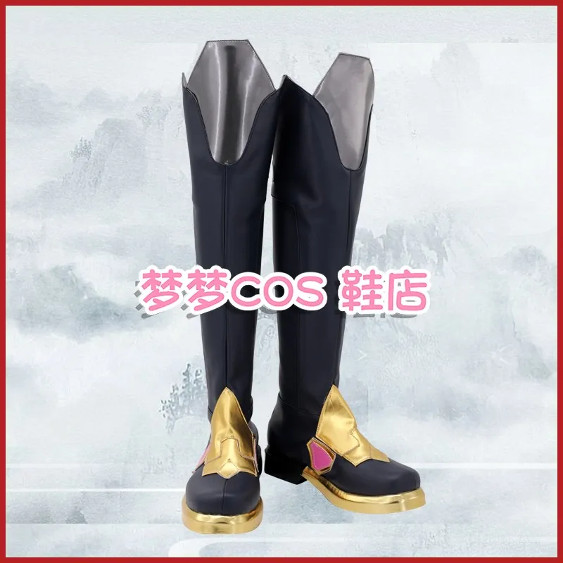 Valorant Reyna Scarpe Cosplay Stivali da gioco Accessorio per costumi di Halloween Stivali su misura