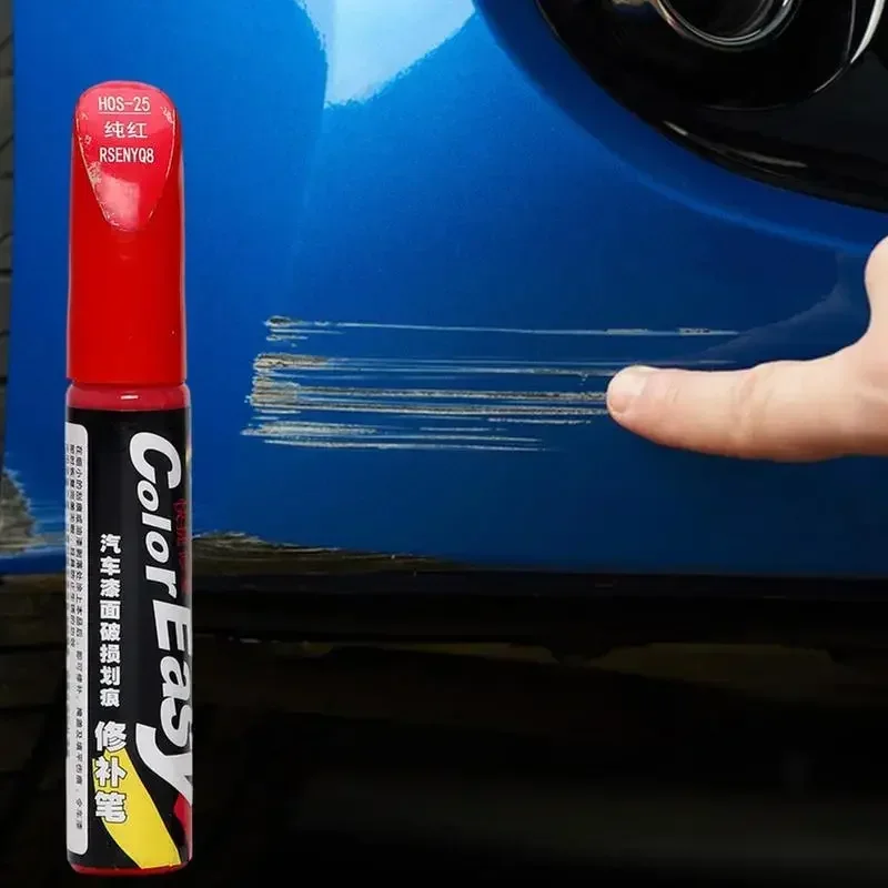 Car Paint Scratches Repair Pen Brush Waterproof Paint Marker Pen Car Tyre Tread Care Automotive Maintain Black White Red Silver image 3