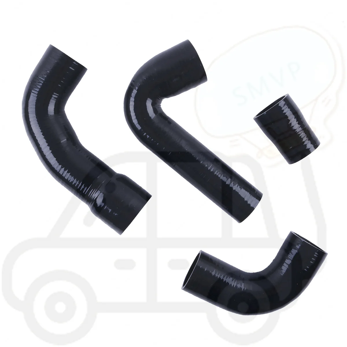 

For 1989-1995 Fiat Uno Turbo 1.4 MK2 MKII Silicone Intercooler Hose Kit 4PCS 4-ply Replacement Parts 1990 1991 1992 1993 1994