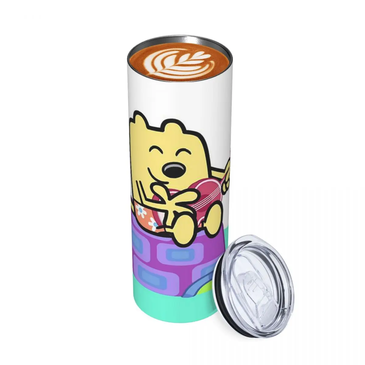 

Wow Wow Wubbzy Stainless Steel Tumbler Vacuum Insulated Mugs Thermal Cold Cup Straw With Lid 20oz