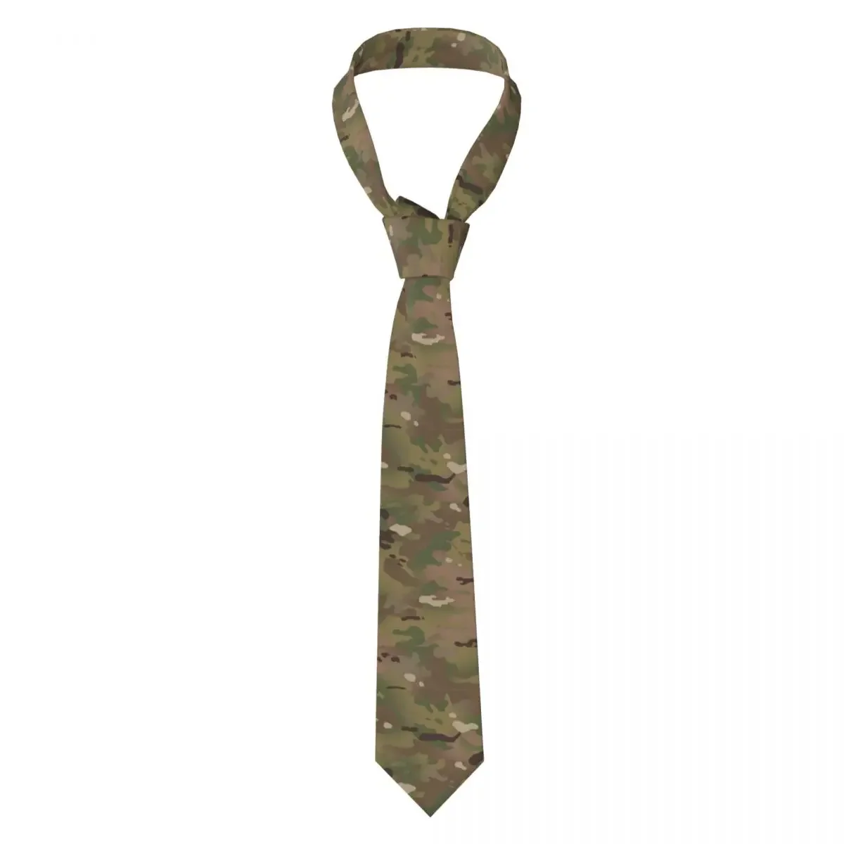 Custom Camouflage Pattern Necktie Men Printed Necktie Camo Four Seasons Fashion Tie Necktie For Birthday Gift