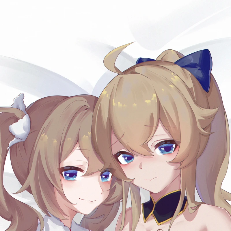 

Dakimakura Anime Pillow Cover Barbara and Jean Double Sided Print 2Way Cushion Cover Xmas Gifts