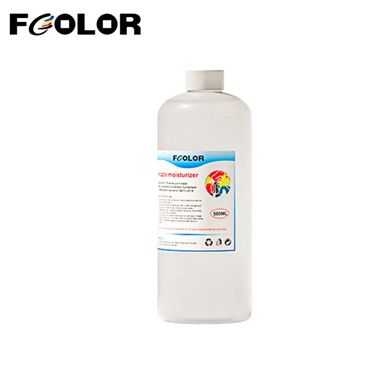 Fcolor 1000ML DTF Cleaning Solution DTF Moisturizing Liquid moisturizer White Ink Cleaning Liquid for Epson DTF Printer Nozzle