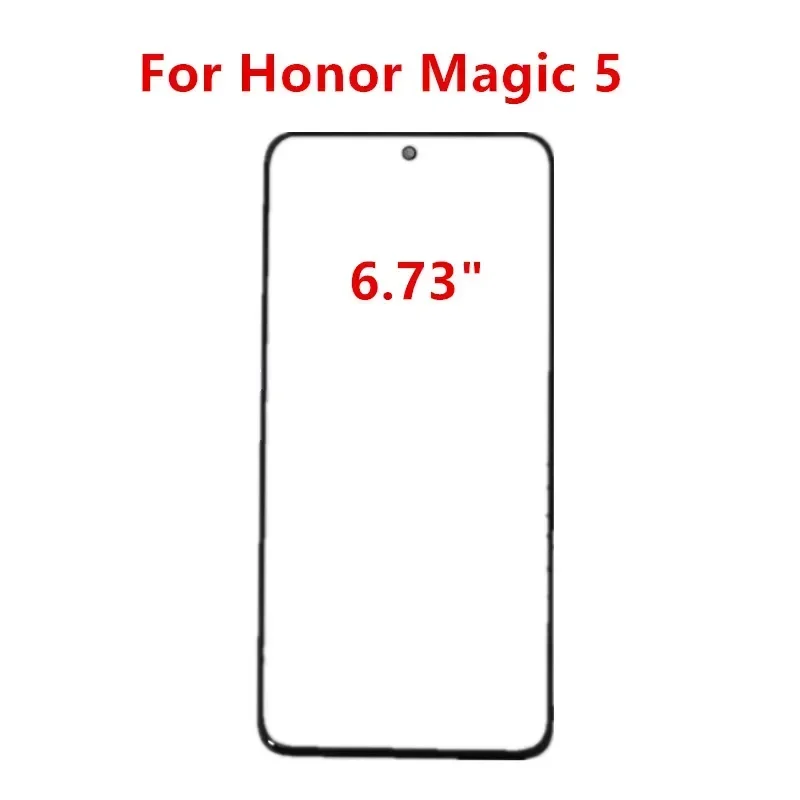 Outer Screen For Honor Magic 7 6 Pro V 5 Lite 4 3 Vs3 Vs2 V3 V2 V Touch Panel LCD Display Front Glass Cover Repair Parts + OCA