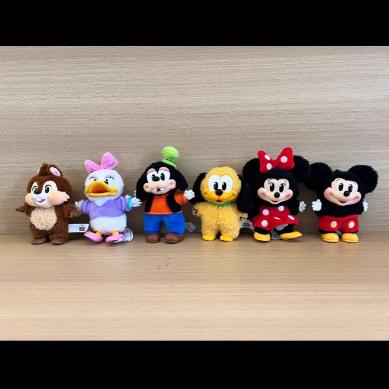 

Original Disney Mickey Family Cute Together Keychain Series Blind Box Mickey Minnie Donald Duck Chip Dale C C Birthday Gift