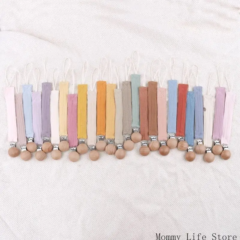 

Baby Pacifier Clip Pacifier Anti-lost Chain Dummy Clip Nipple Holder Soft Cotton Children Kid Pacifier Soother Holder