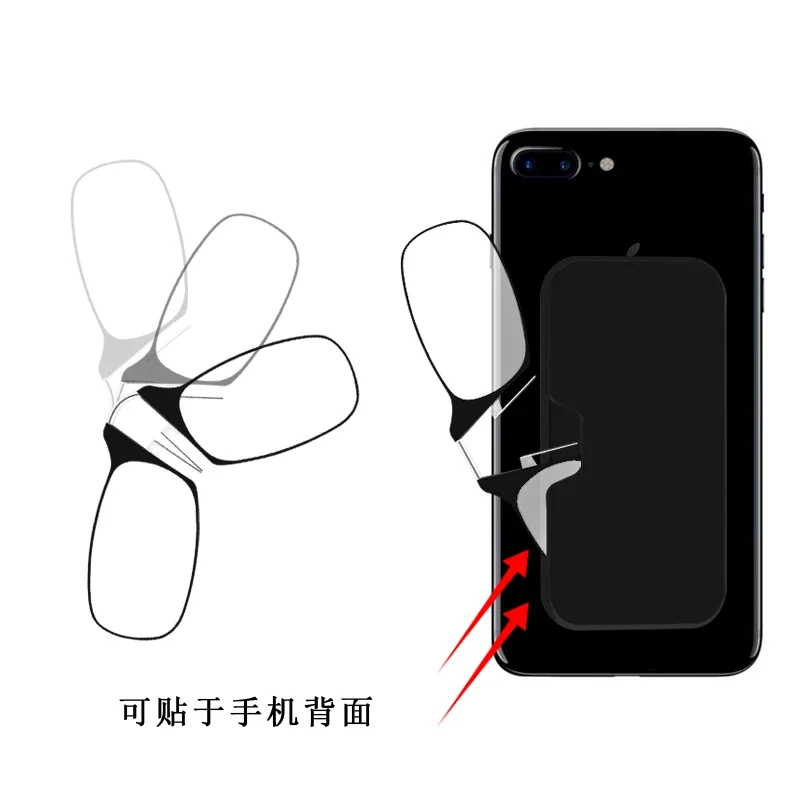 

Clip Nose thin Reading Glasses Prescription Glasses Men foam nose for Women Magnifying glasses