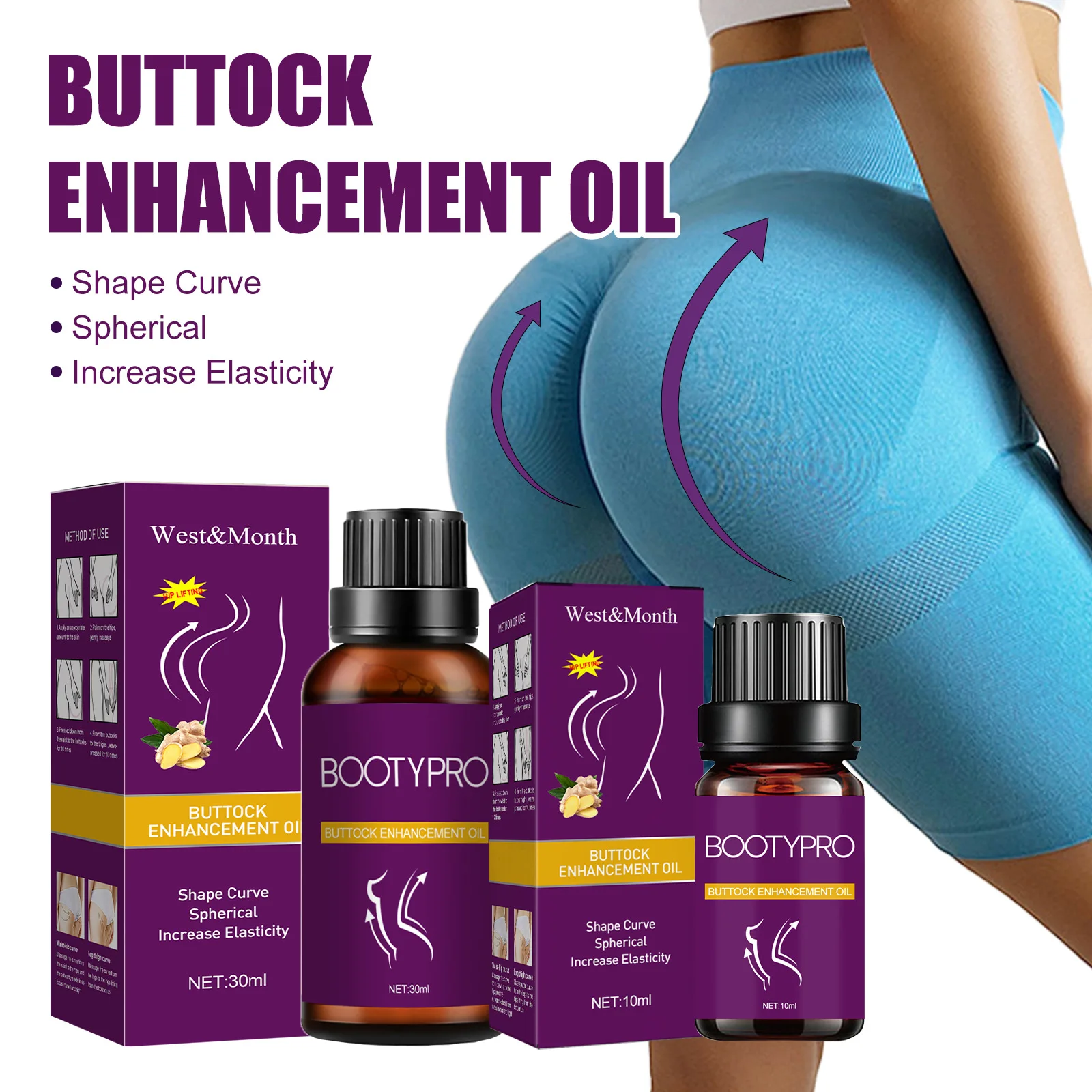 

Essential Oils For Hip Care, Essential Oils For Hip Stretching, Peaches, Body Massagers, And Curves That Highlight Hips.