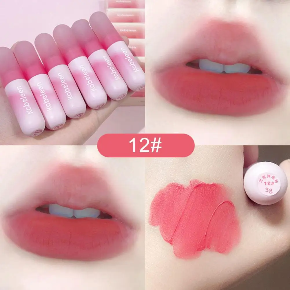 Fluwelen Matte Lip Waterdichte Langdurige Snelle Film Lip Lippen Blijvende Gloss Tint Make-Up Hydraterende Glazuur Lip Lange Cosmetische Z5q5