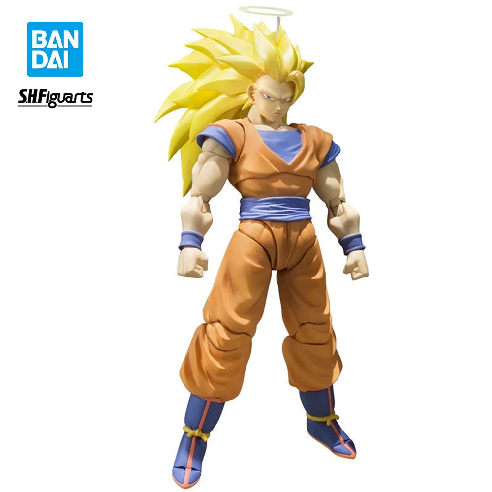 

In Stock Original BANDAI SHF Dragon Ball Z Son Goku Super Saiyan 3 2.0 PVC Anime Figure Action Figures Model Toys