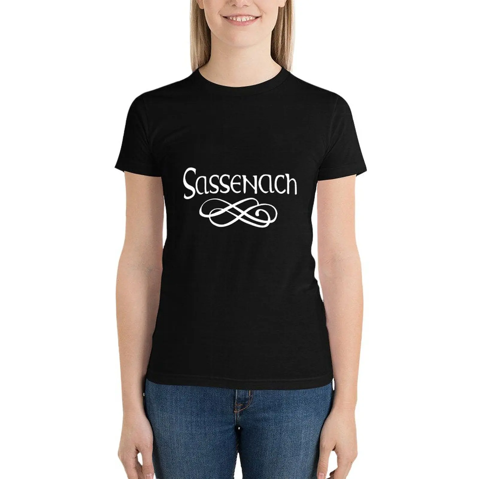 Outlander - Sassenach T-Shirt female animal print shirt for girls t shirts for Women