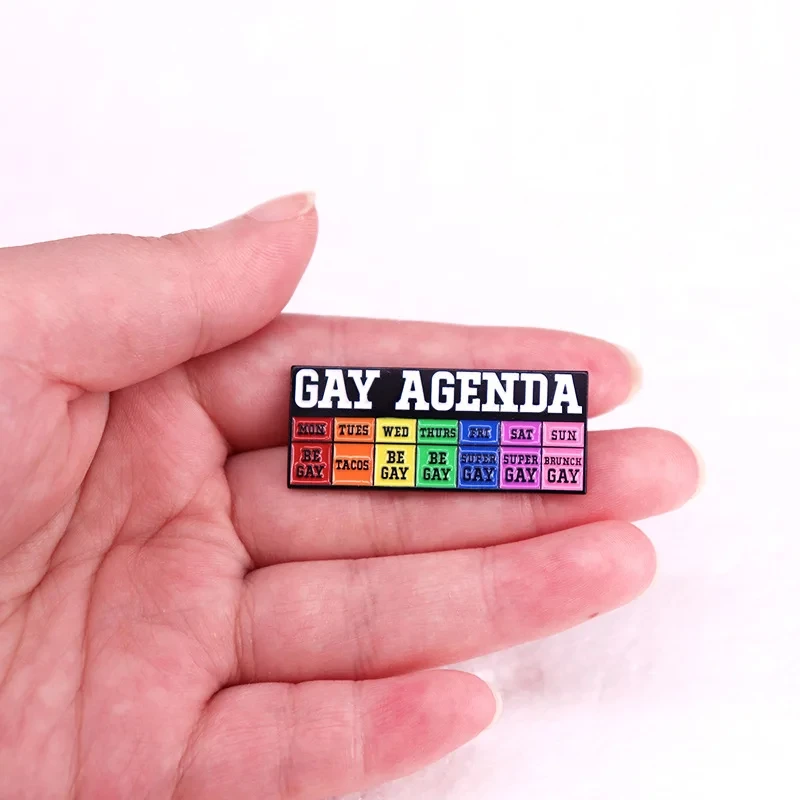 레인보우 LGBT 격려 편지 금속 에나멜 배지 게이 레즈비언 양성애자 트랜스젠더 적응 옷깃 핀 쥬얼리 선물 액세서리