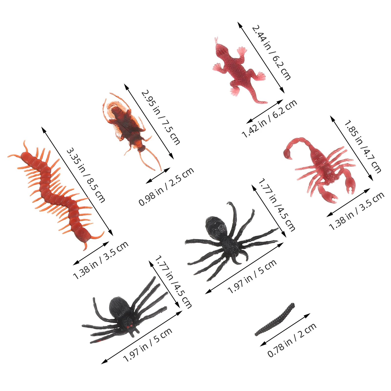 148Pcs Fake Spider Prop Artificial Scary Decor for Halloween April Fools Day Mischief Prank Spooky Home Haunted House Essentials