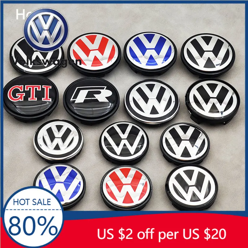 

Для VW Volkswagen Jetta MK5 Golf 4 шт. 56 мм 63 мм 65 мм Крышки центральных колес автомобиля Для Volkswagen VW Golf 4 5 6 7 R GTI Passat B5 B