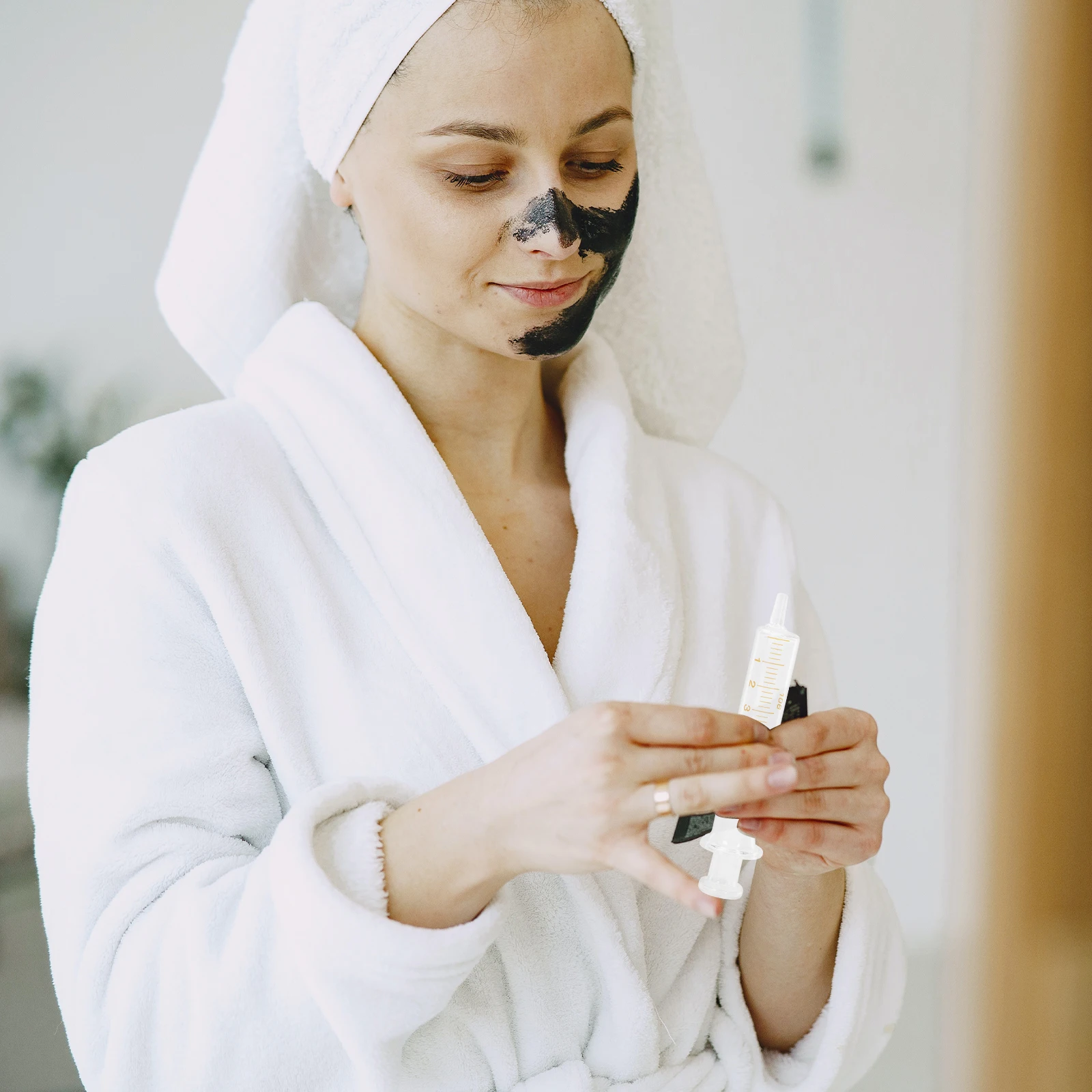 

4 PCS Glass Syringe Injector Perfume Sub-package Essential Oil DIY Packaging Tool